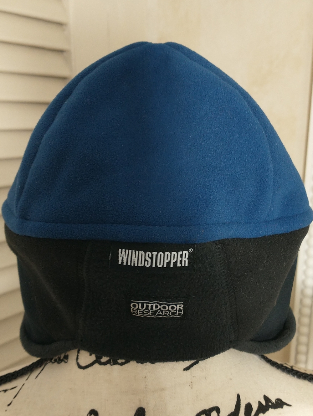 Outdoor Research Windstopper Winter Hat, Beanie, Size L/XL, Blue/Black, Outdoors
